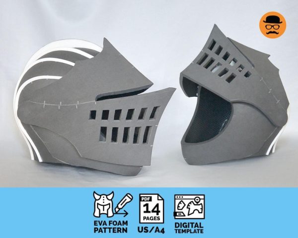 Anomaly Helmet -  DIY Printable EVA Foam Pattern for Cosplay - Image 10